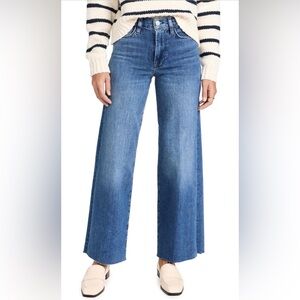 Frame Denim Le Slim Palazzo Raw Hem Wide-Leg Jeans Sz. 25 Like New